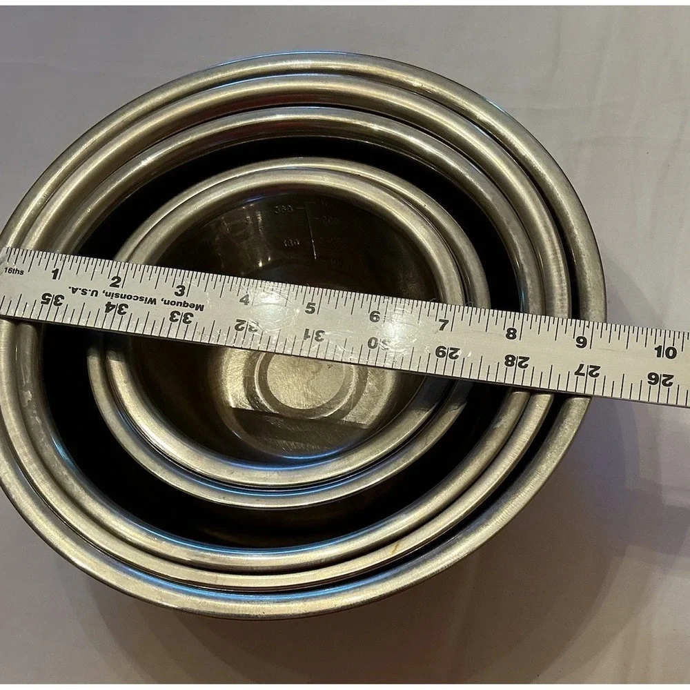Stainless Steel Nesting Mixing Bowls  - Set of‎ 5